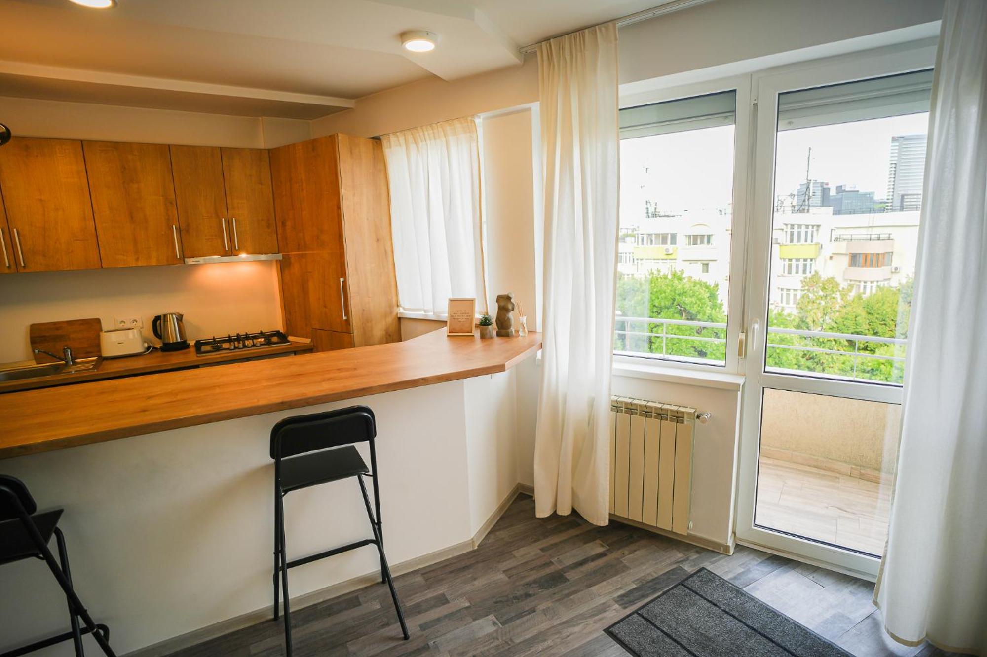 Penthouse With Huge Rooftop Terrace & City View Bukarest Exterior foto